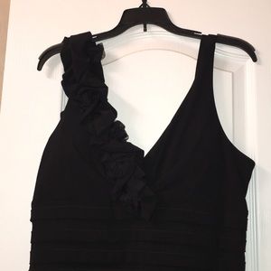 Women’s black cocktail dress